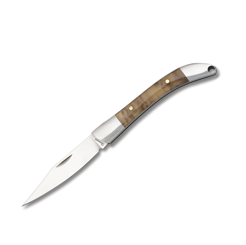 Navaja miniatura con mango de acrílico y hoja de acero inox de 6 ...