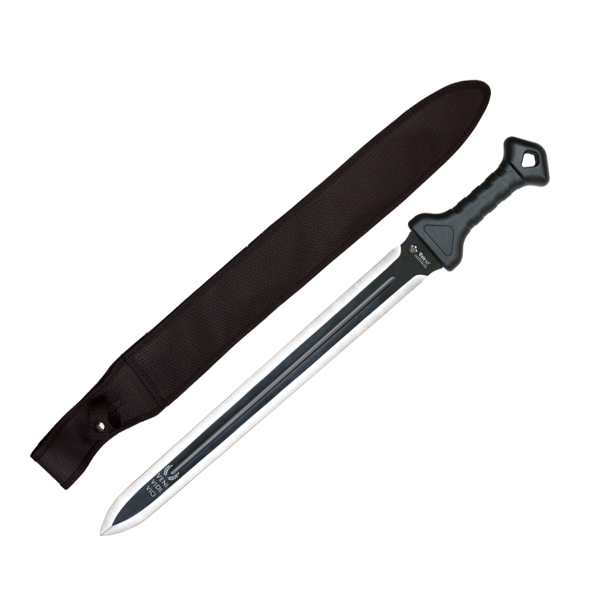 Épée romaine Veni Vidi Vici avec lame de 50 cm et manche en ABS n...