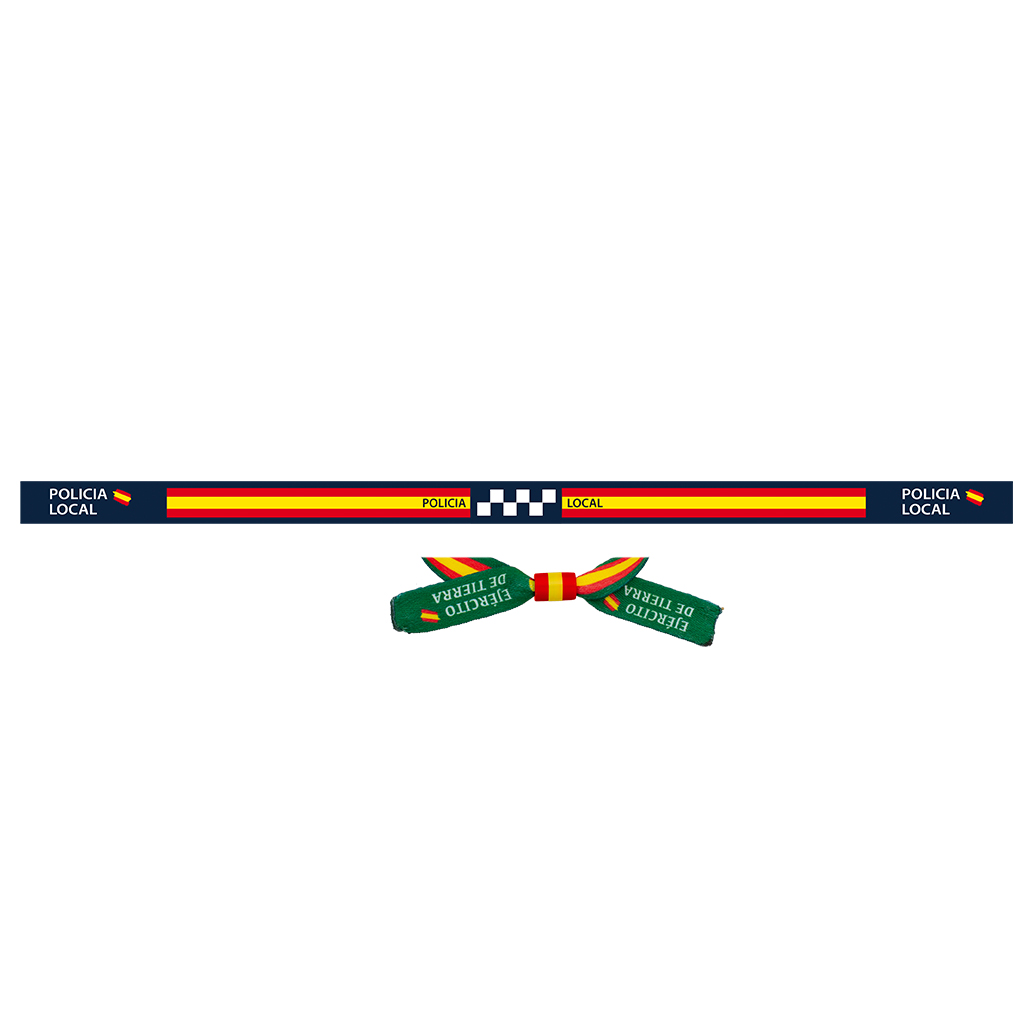 Local Police Fabric Bracelet
