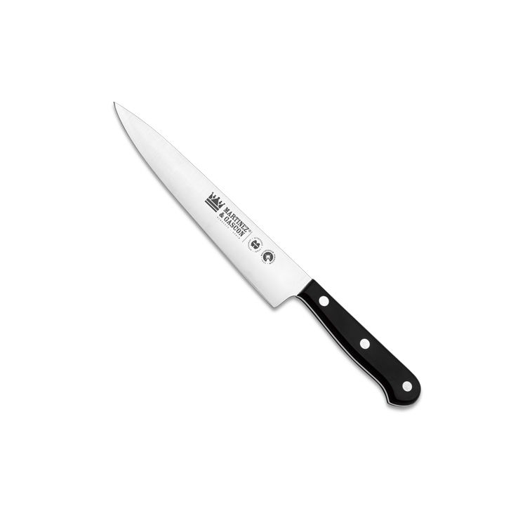Faca de chef com lâmina de 18 cm e cabo de polioximetileno preto ...