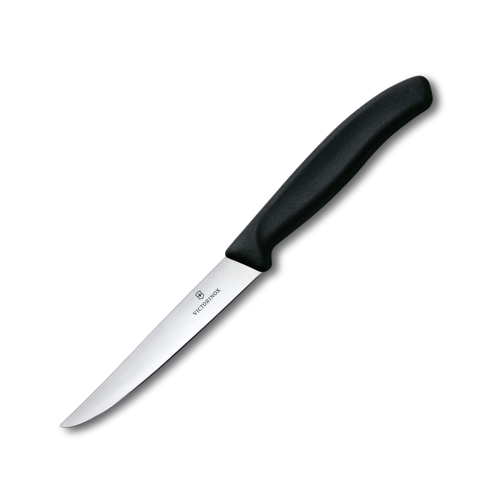 Cuchillo para bistec Victorinox Swiss Classic filo liso mango neg...