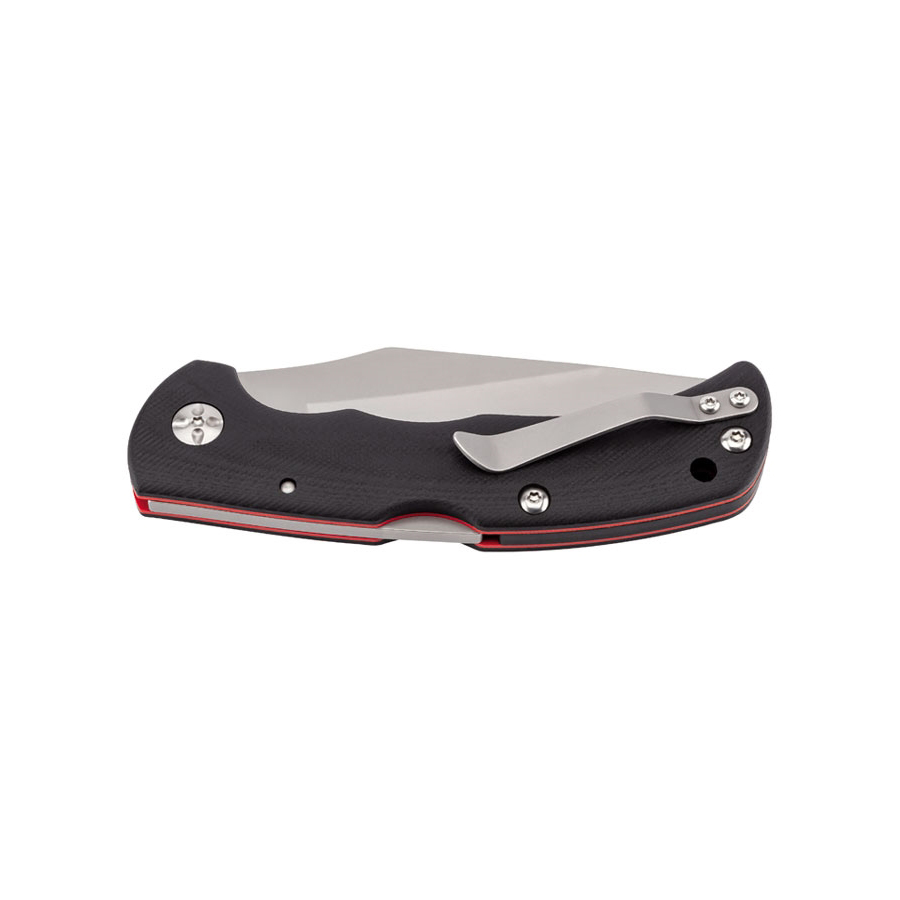 Herbertz tactical knife with black G10 handle and 9 cm blade with backlock