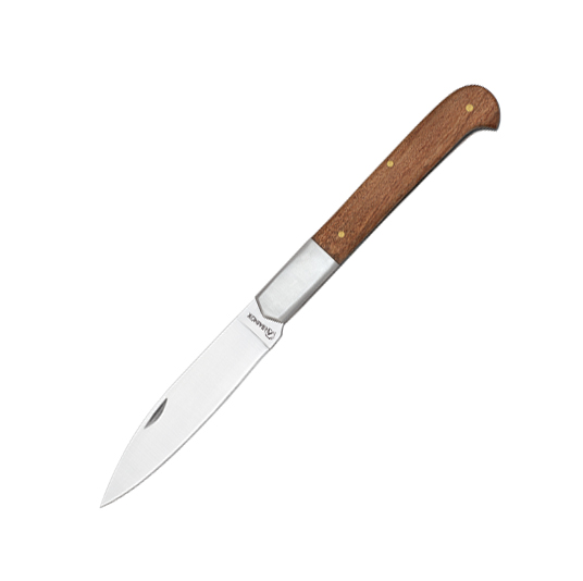 Navaja cabritera nº1 con hoja recta. Hoja de acero carbono.