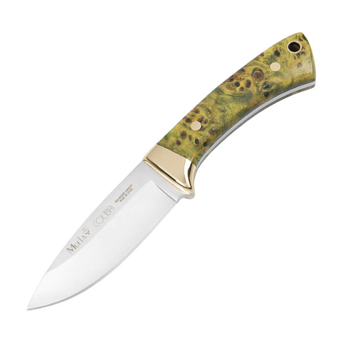 Cuchillo Muela COL-7TO con mango de madera de raiz estabilizada a...
