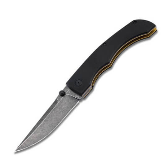 Handmade tactical pocket knife with line lock