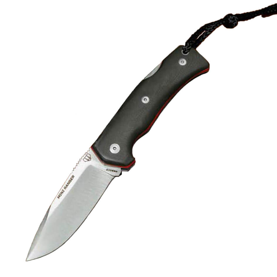 Mini ranger Cudeman con mango de G10 negro.