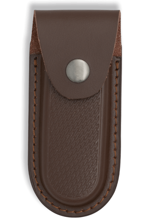 Couverture en cuir marron