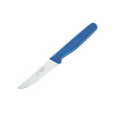 Couteau de cuisine Don Benito avec manche injecté bleu et lame dr...