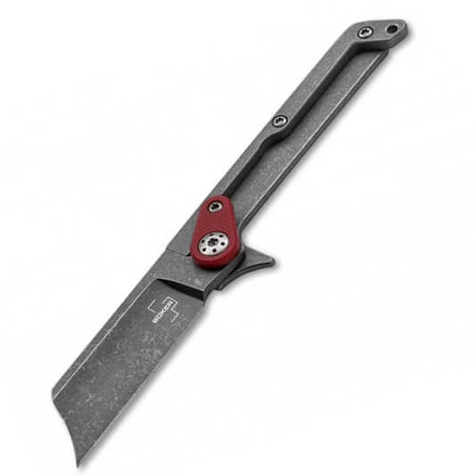 Pocket knife with red slipjoint