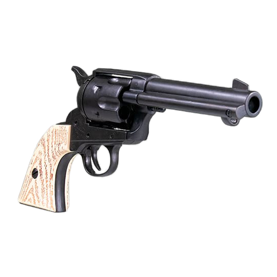 Réplica do revólver Colt 45 Kolser FAST DRAW 4'75 preto marfim