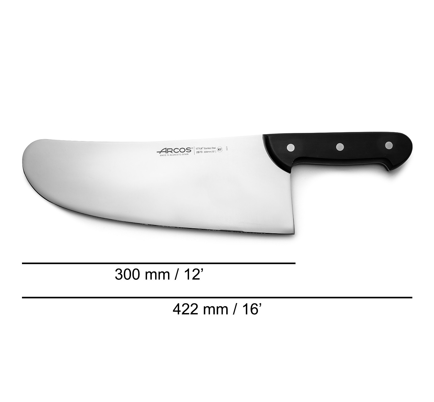 Fischhändlermesser der Arcos Universal-Serie mit 30 cm Klinge