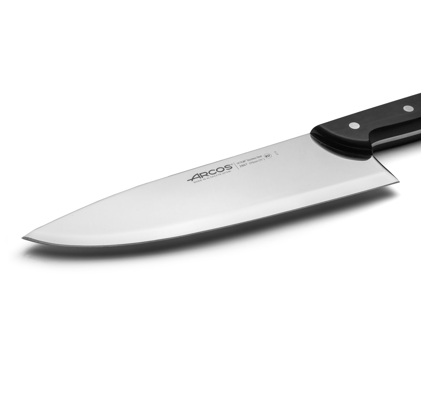 Arcos Universal-Fleischermesser mit 27,5 cm breiter Klinge und Polyoxymethylen-Griff