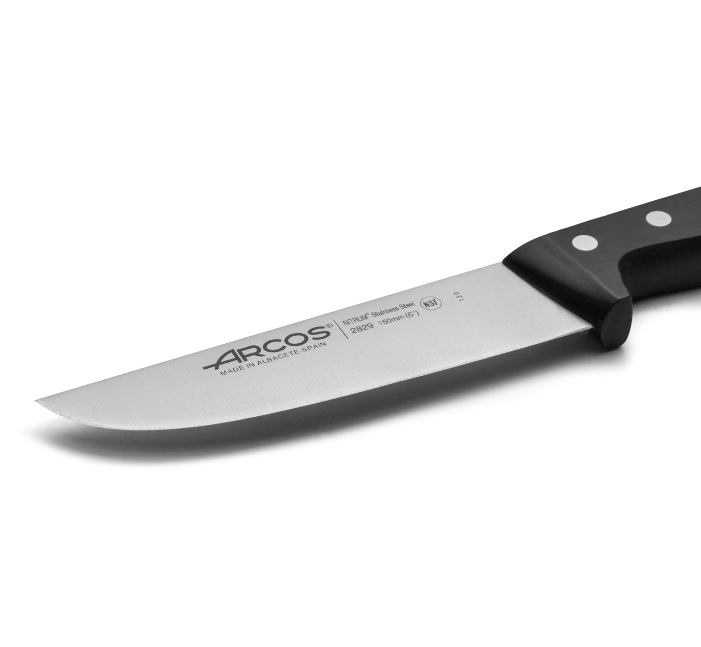 Arcos Universal-Fleischermesser, gerade, mit 15 cm Klinge und Polyoxymethylen-Griff