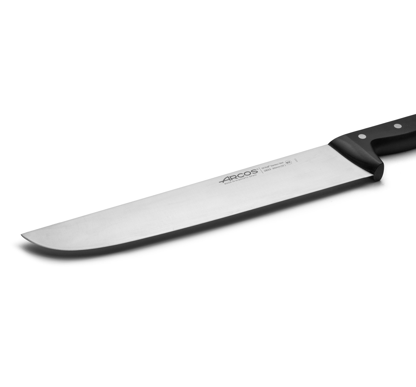 Arcos Universal-Fleischermesser, gerade, mit 30 cm Klinge und Polyoxymethylen-Griff