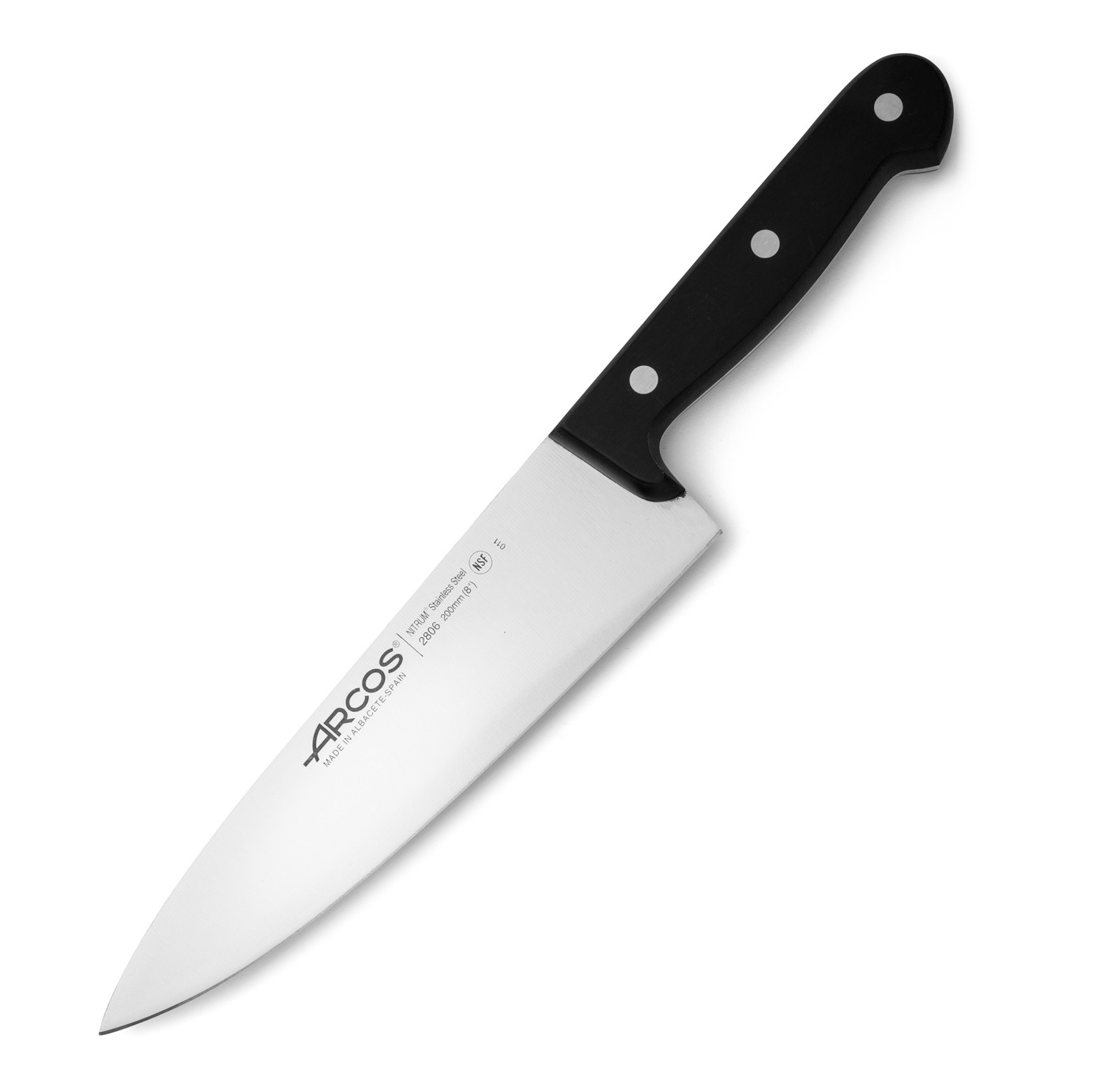Arcos Universal-Kochmesser mit 20 cm Klinge und Polyoxymethylen-G...