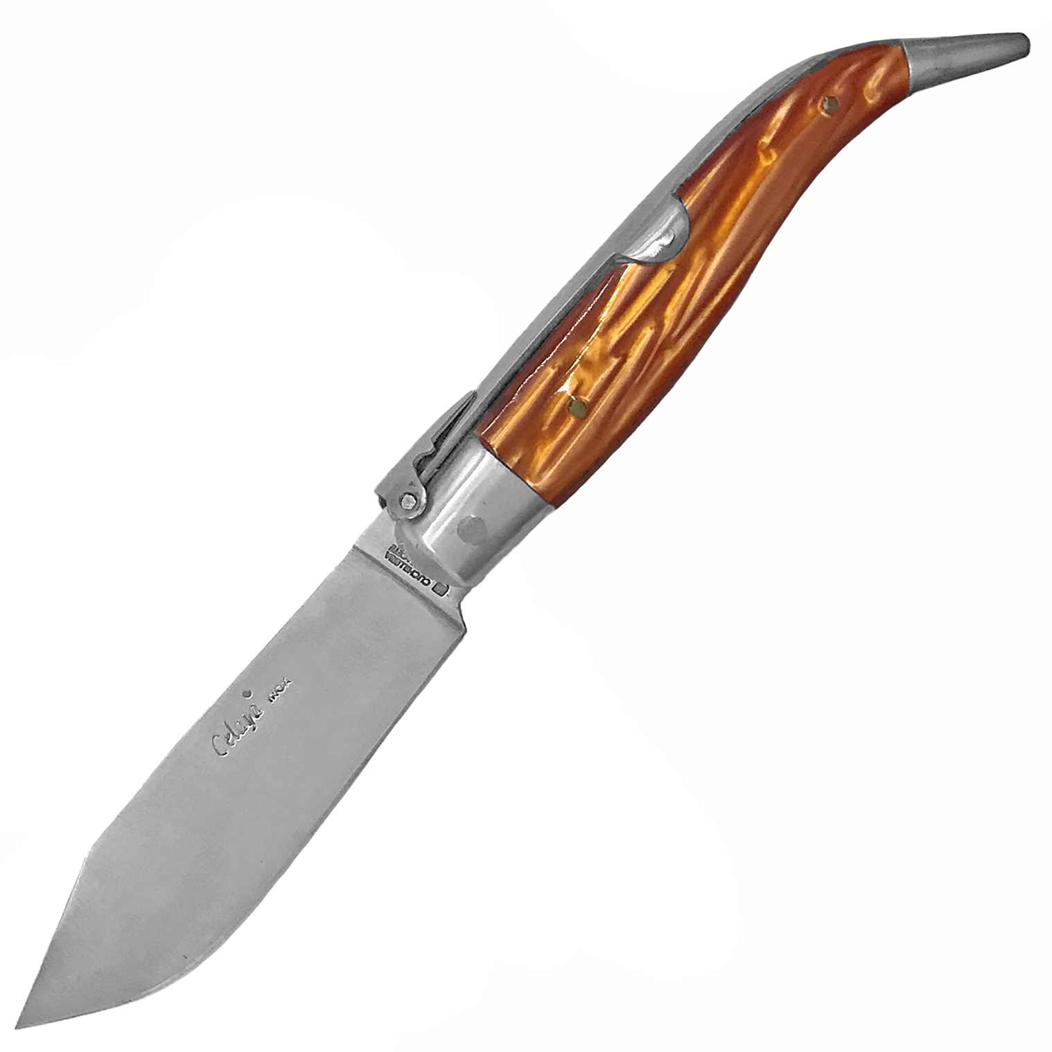 Pastora handgefertigte Taschenmesser mit Kunststoffgriff und Alum...