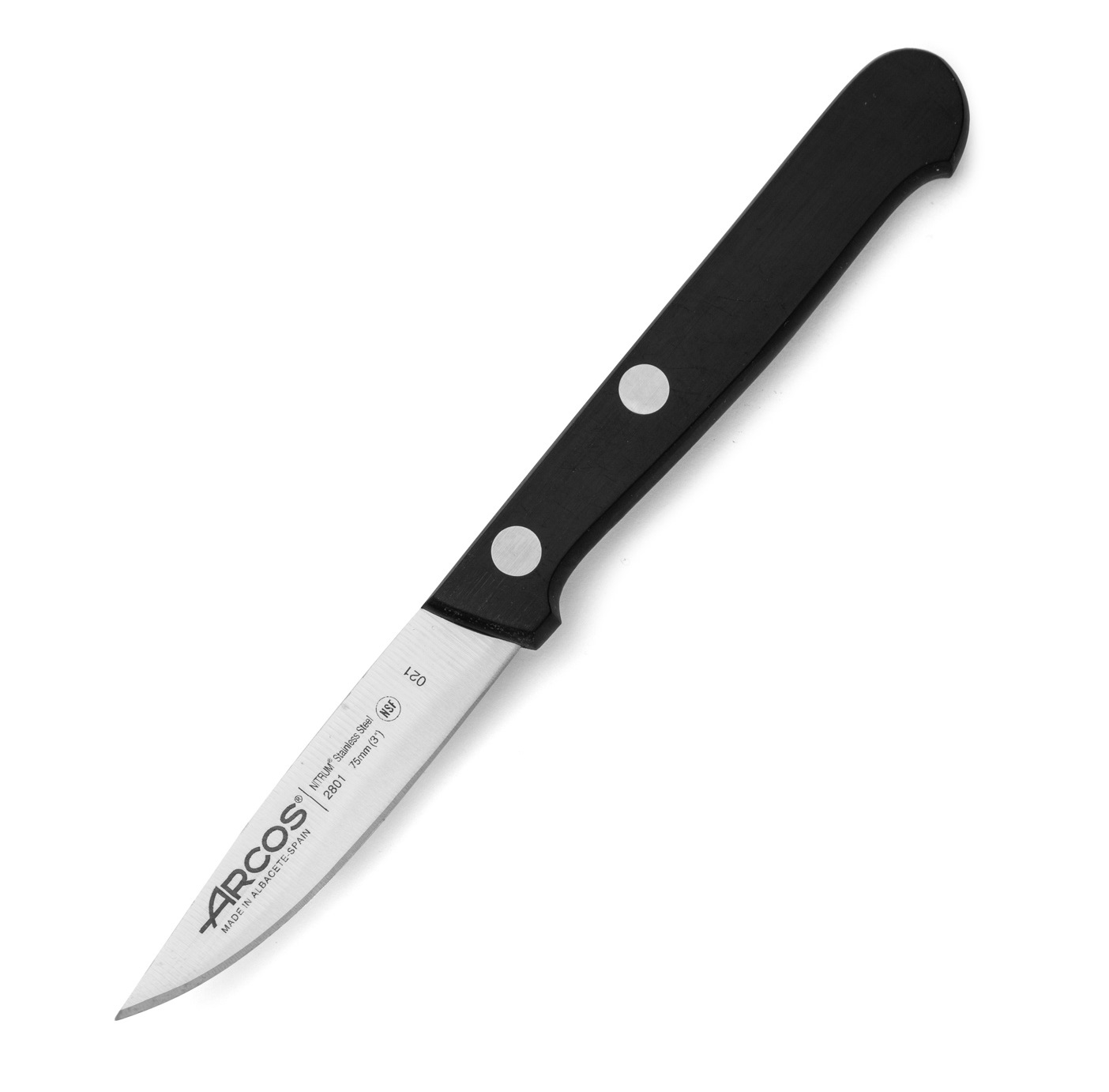 Couteau d'office étroit Arcos Universal 75 mm avec manche en poly...