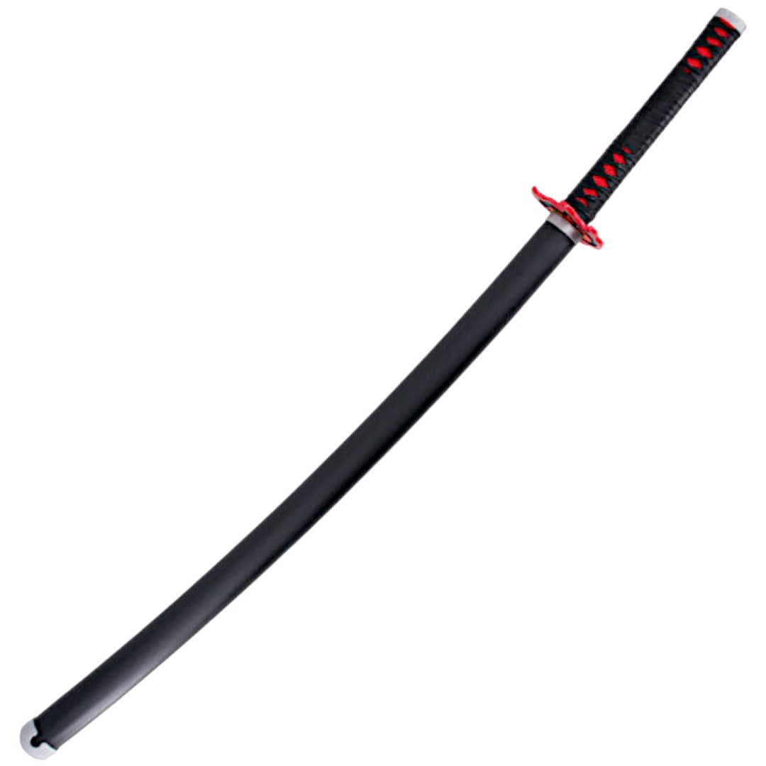 Katana fonctionnel Demon Slayer Mingshao utilisé par Kamado Tanjirou avec manche noir