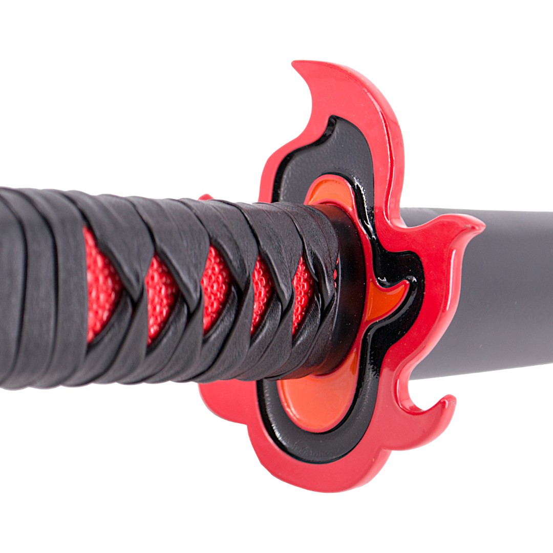 Katana fonctionnel Demon Slayer Mingshao utilisé par Kamado Tanjirou avec manche noir