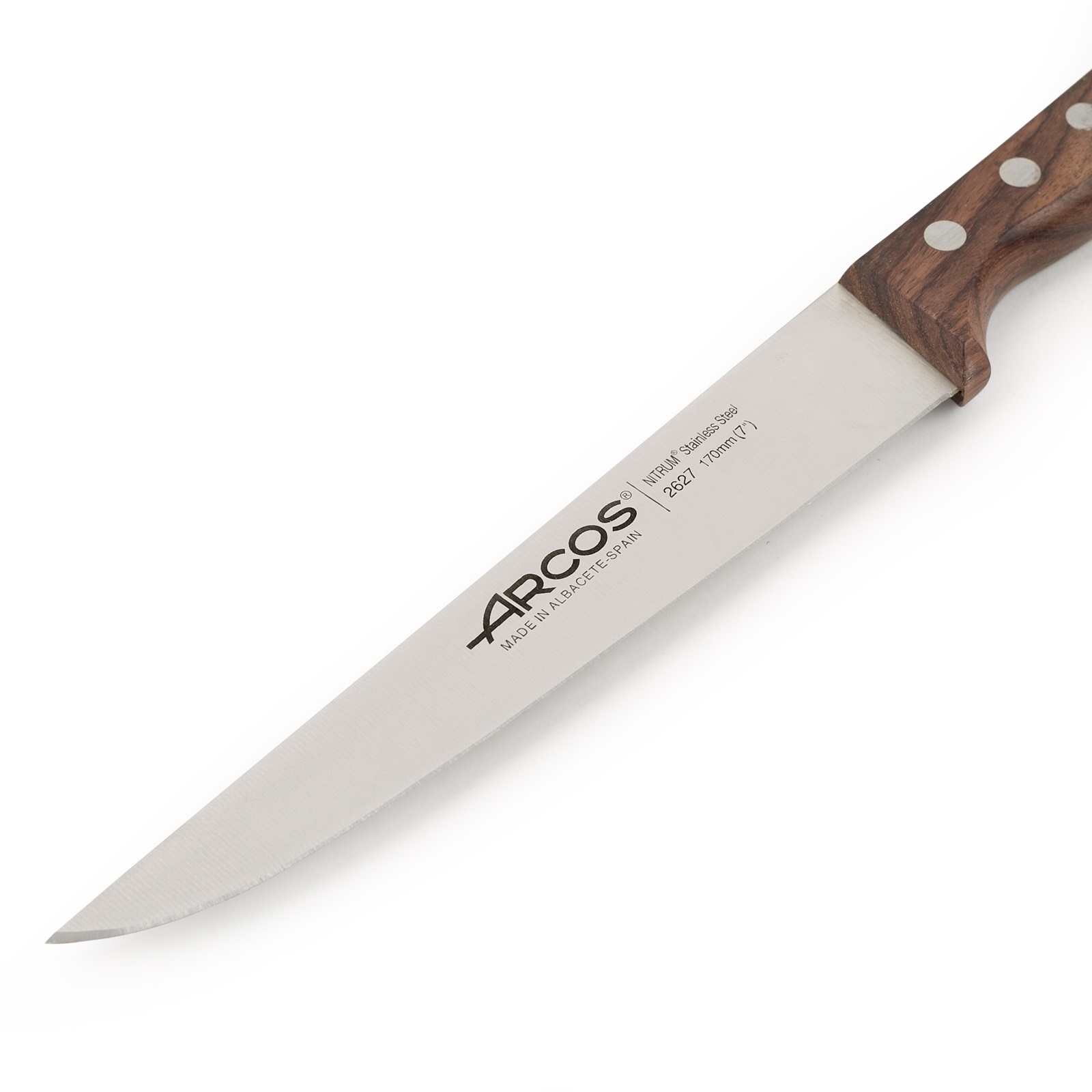 Couteau de cuisine Arcos Atlántico avec manche en palissandre et lame de 170 mm