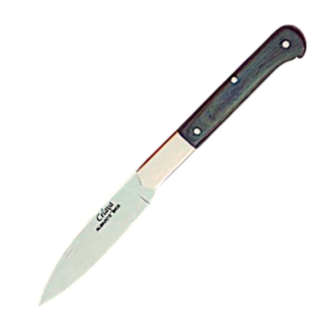Cabritera classic knife with green wooden handle and 8 cm blade