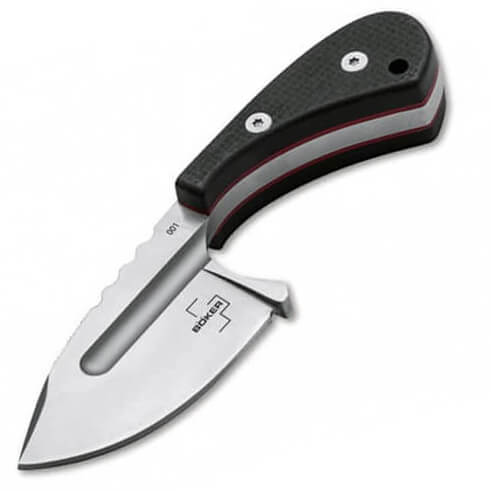 Cuchillo tactico con hoja parcialmente dentada y mango personaliz...