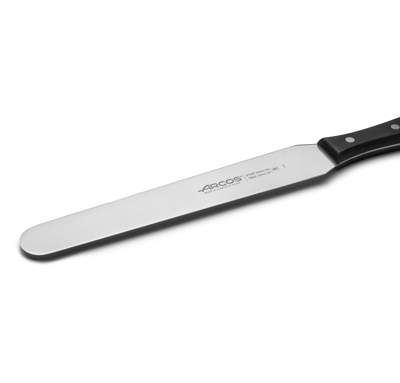 Arcos Spatule à pâtisserie lame 250 mm, série universelle, manche en polyoxyméthylène noir