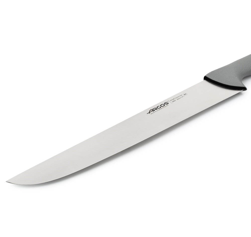 Arcos Butcher Knife with a 350 mm Colour Prof blade and a grey double injected handle