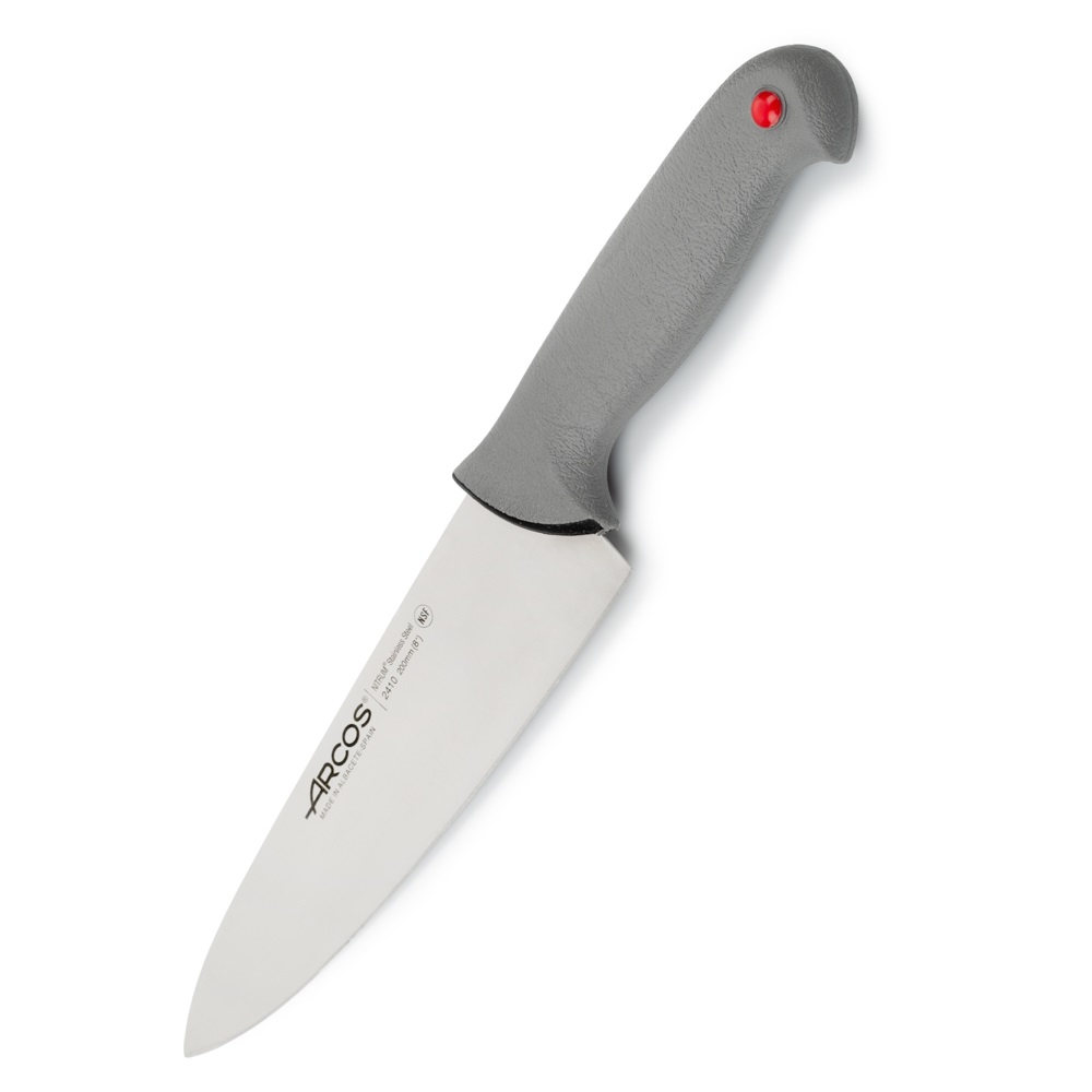 Coltello da chef Arcos con lama da 20 cm e manico nero a doppia i...
