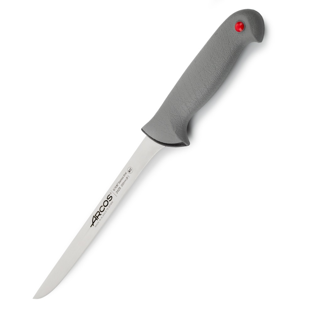 Coltello per filetti stretti Arcos con lama da 20 cm e manico nero a doppia iniezione Coltello per filetti stretti Arcos con lama da 20 cm e manico nero a doppia iniezione
