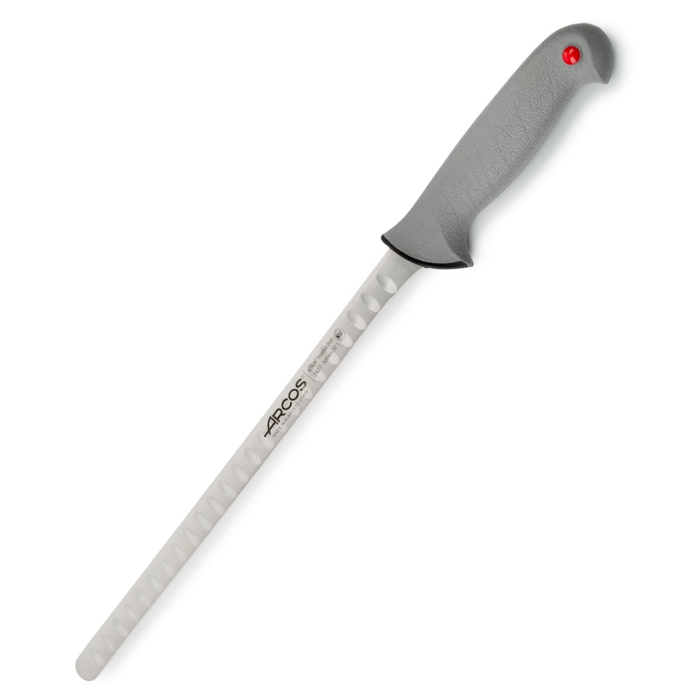 Coltello da prosciutto Arcos a punta tonda con lama concava da 30...