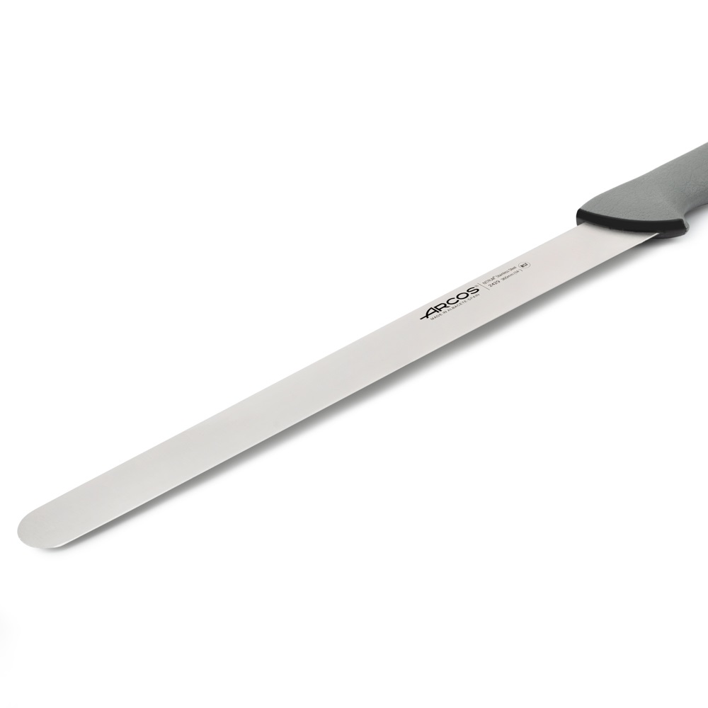 Coltello per salumi Arcos con lama da 36 cm e manico grigio a doppia iniezione
