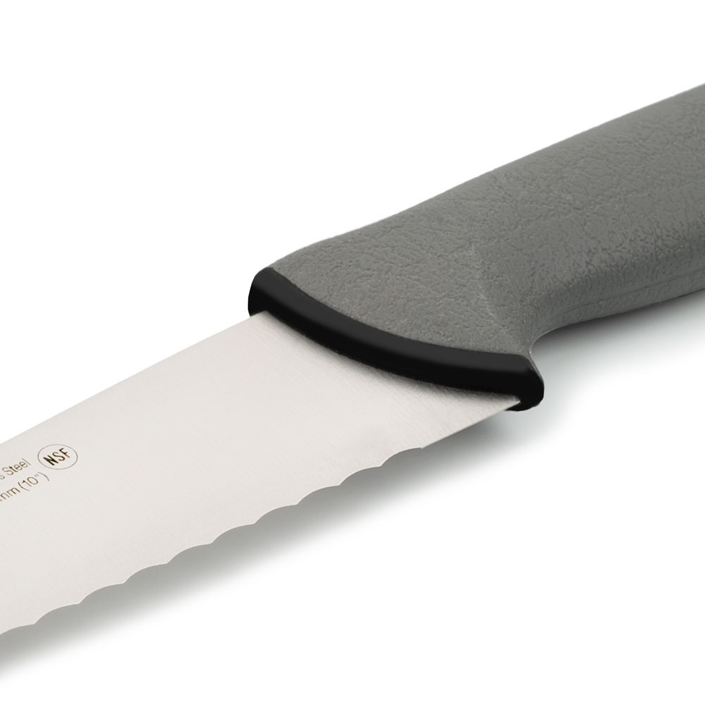 Coltello da pasticceria Arcos con lama perlata da 25 cm, colore prof, manico grigio a doppia iniezione