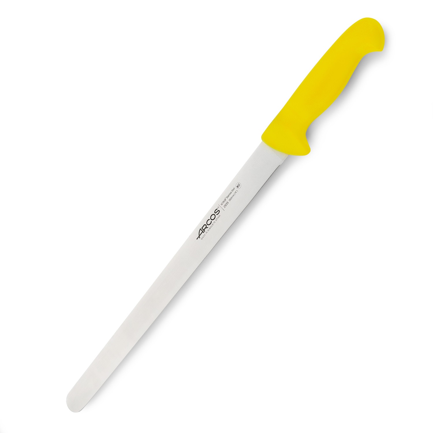 Coltello da carne Arcos serie 2900 con lama da 35 cm e manico in polipropilene.