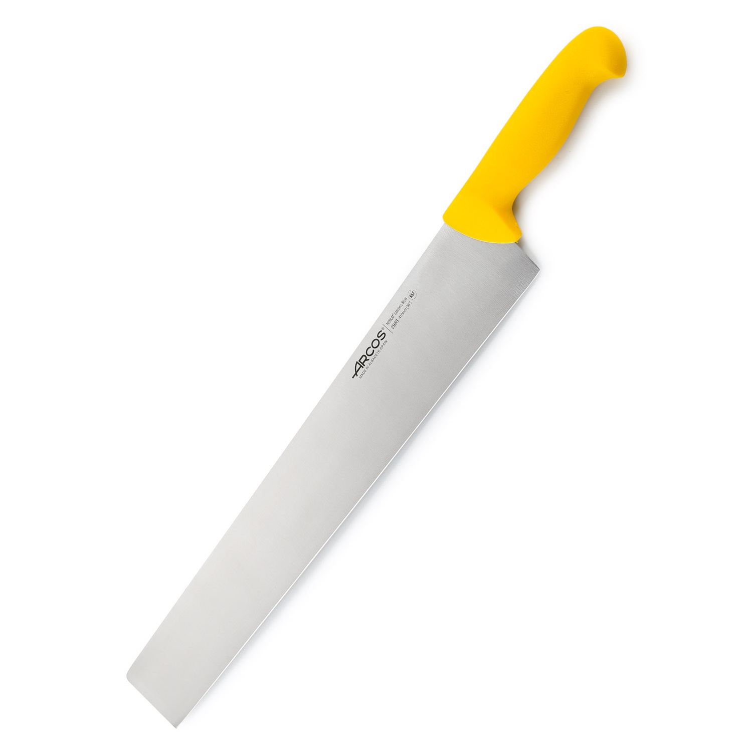 Coltello per salame e formaggio Arcos con lama dritta da 41 cm e manico in polipropilene colorato