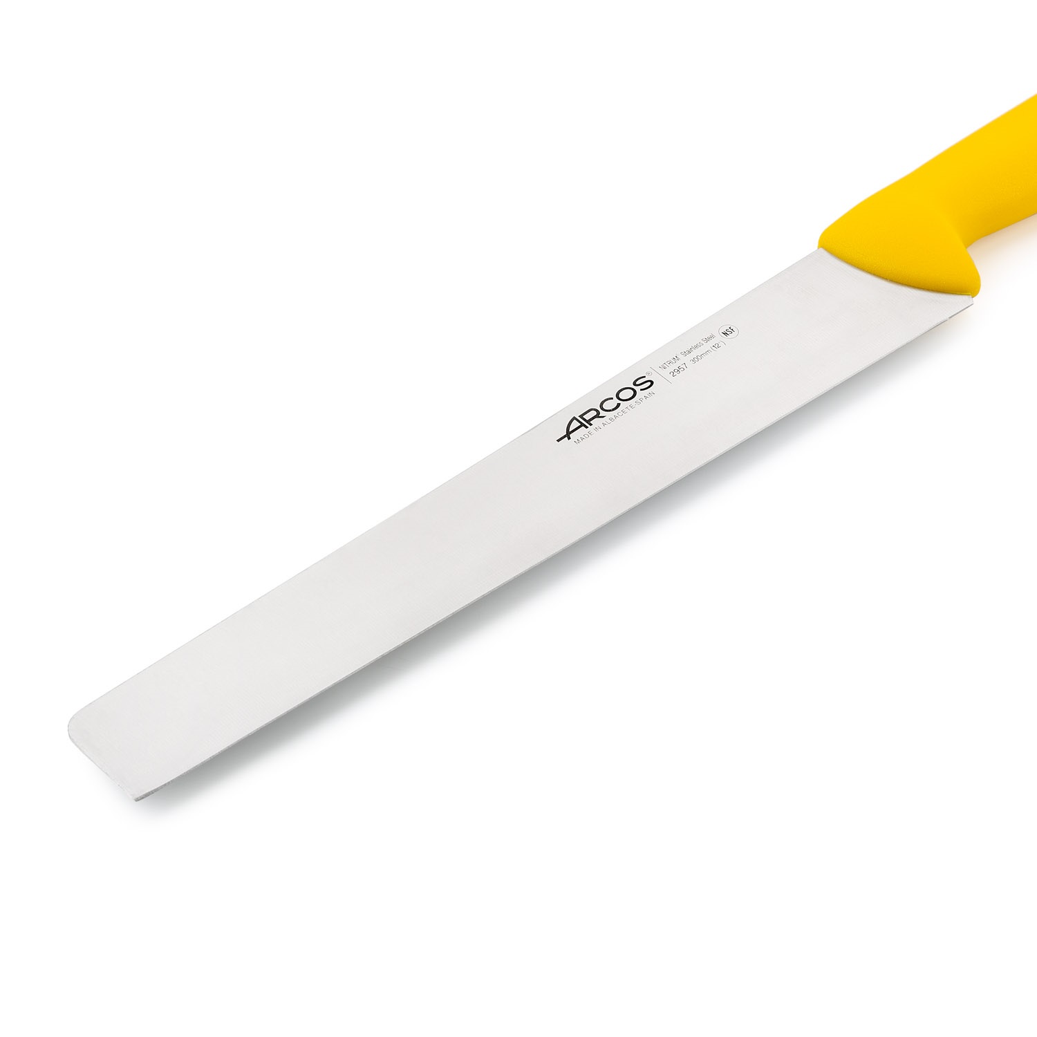 Coltello per salame e formaggio Arcos con lama dritta da 30 cm e manico in polipropilene colorato