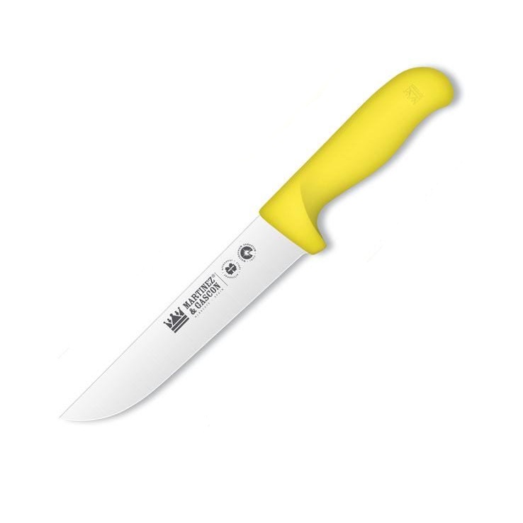 Couteau de boucher avec lame de 18 cm et manche en polypropylène ... Couteau de boucher avec lame de 18 cm et manche en polypropylène ...