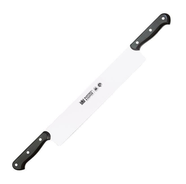 Couteau à fromage à deux manches avec lame de 34,5 cm et manche e...