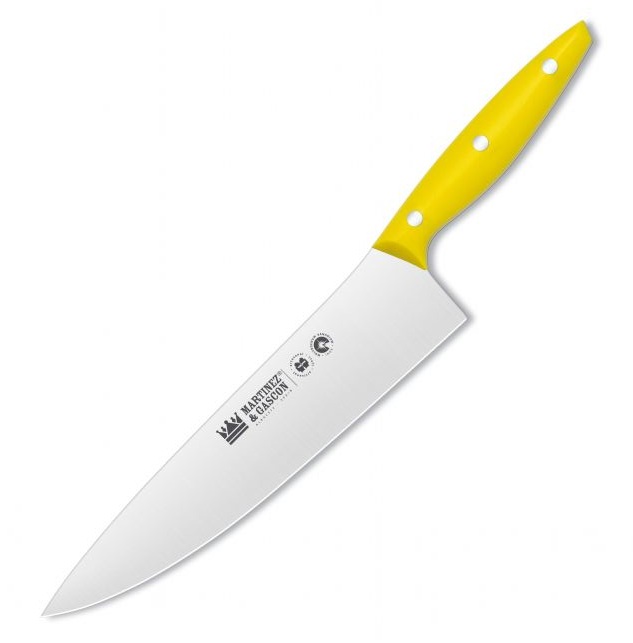 Coltello da chef Martinez y Gascón con lama da 25 cm e manico in poliossimetilene in vari colori