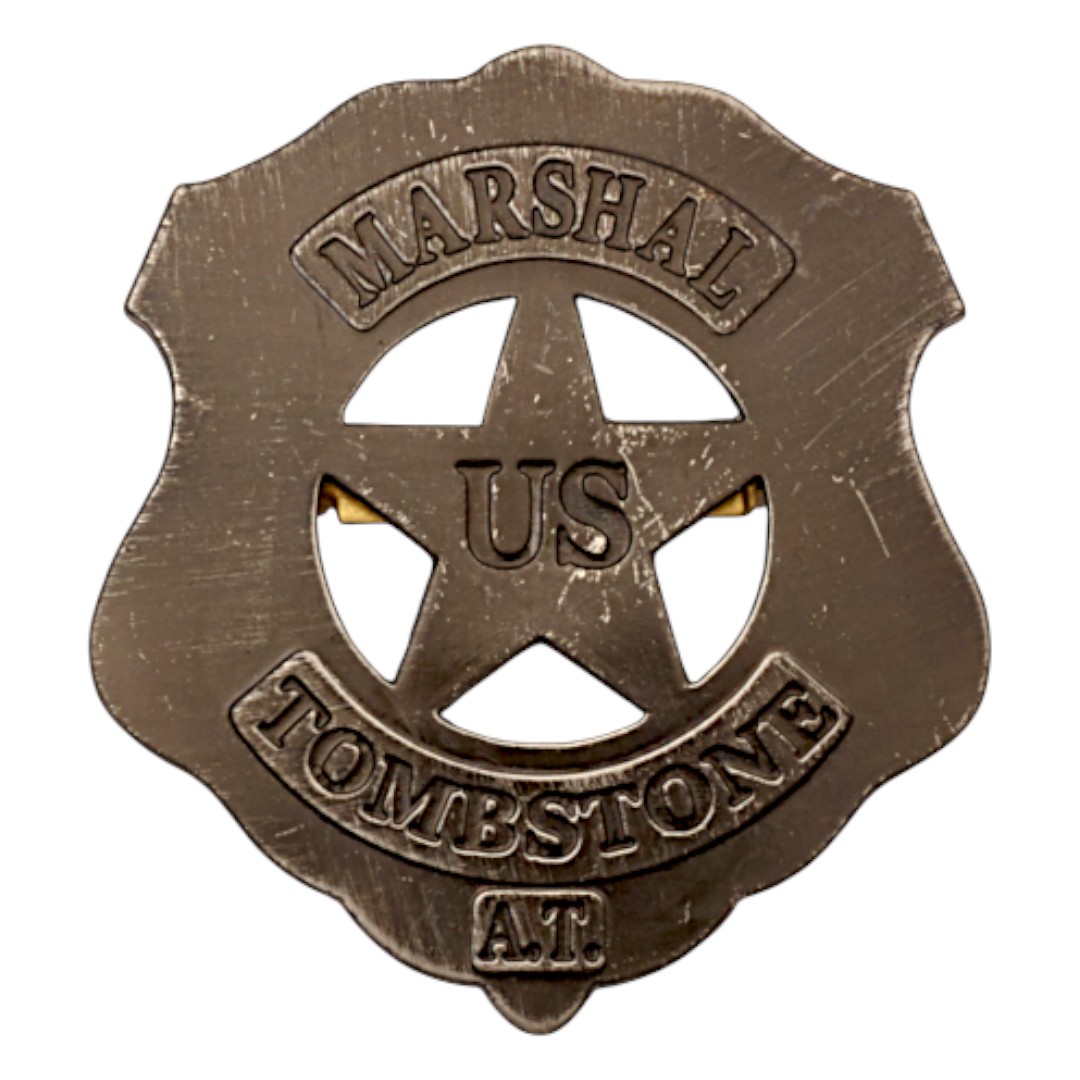 Placa de sheriff U.S Marshal Tombstone
