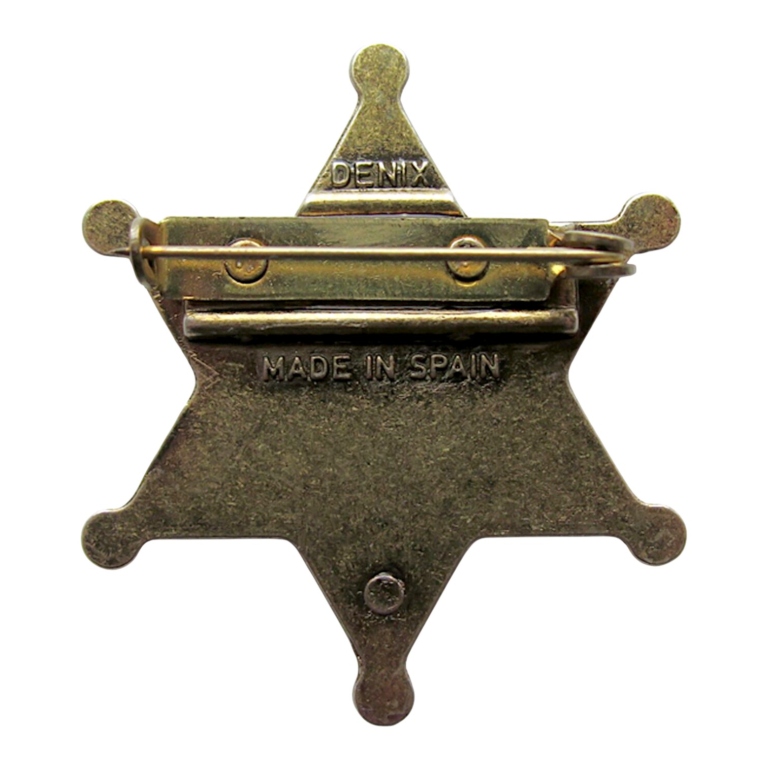 6-zackige Sheriff-Plakette, 4,5 cm