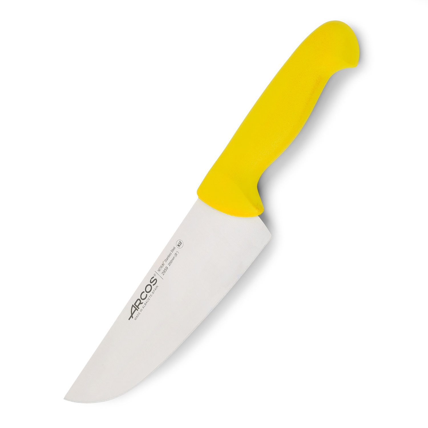 Couteau de boucher Arcos 200 mm avec manche en polypropylène moul...