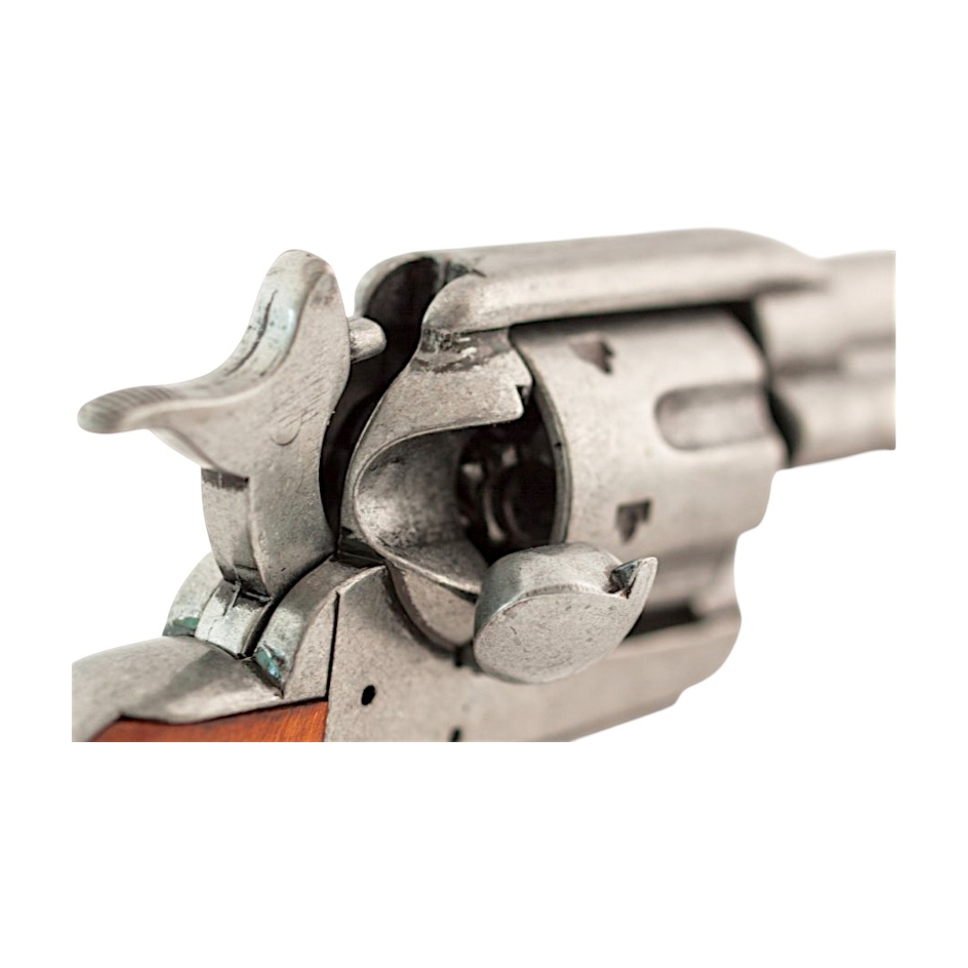 Replik Revolver Peacemaker Kaliber .45 silberfarben 1186G