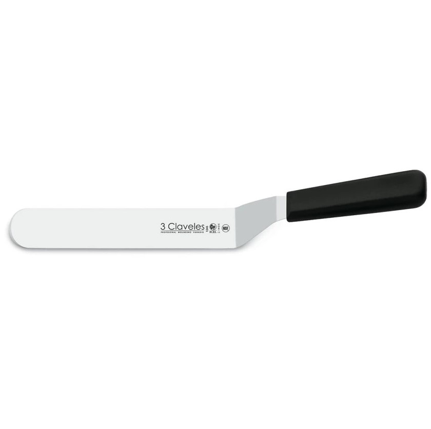 Spatule coudée 3,6x20 cm avec manche en polypropylène 3 Claveles