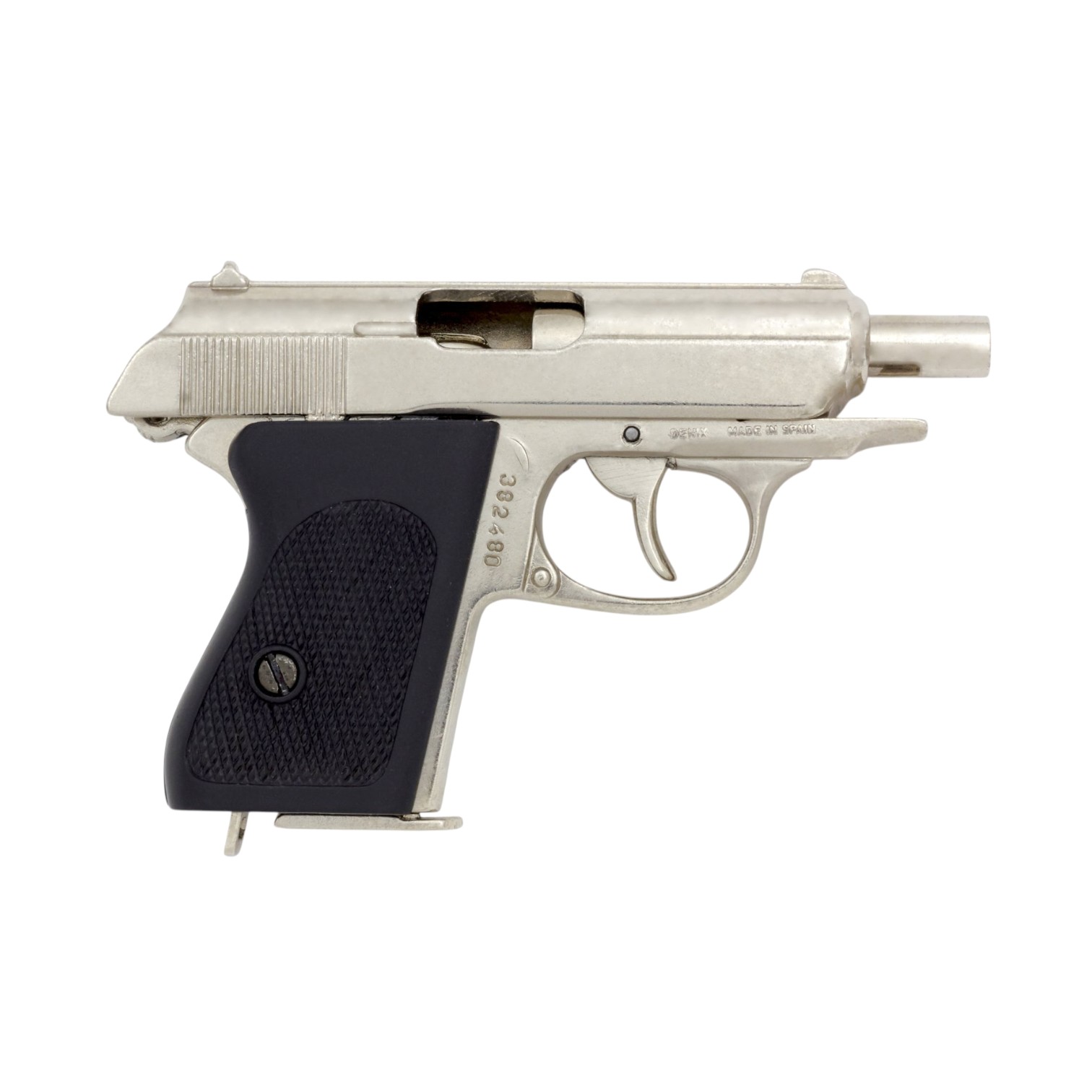 Automatische Pistole Deutschland 1929 vernickelt Denix