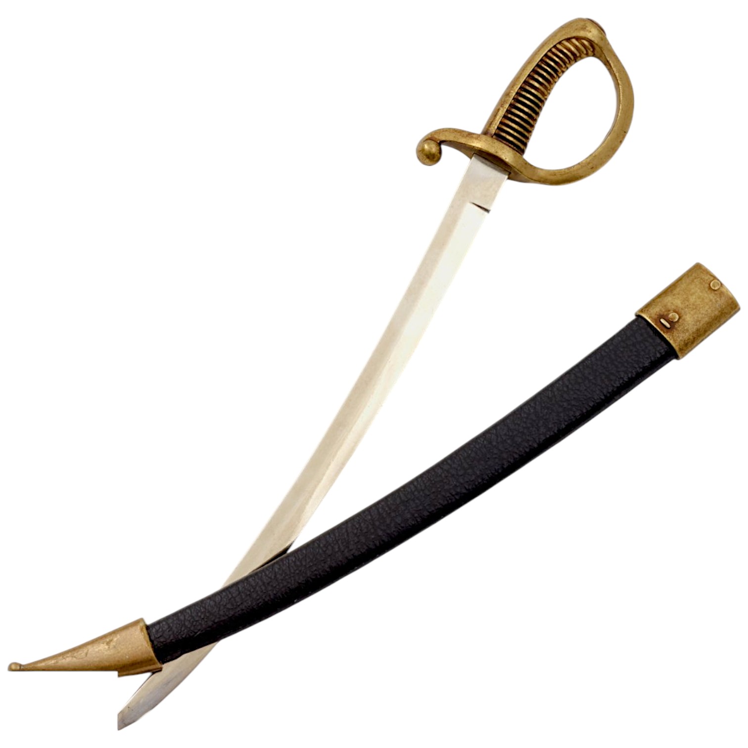 Ouvre-lettres sabre briquet avec étui