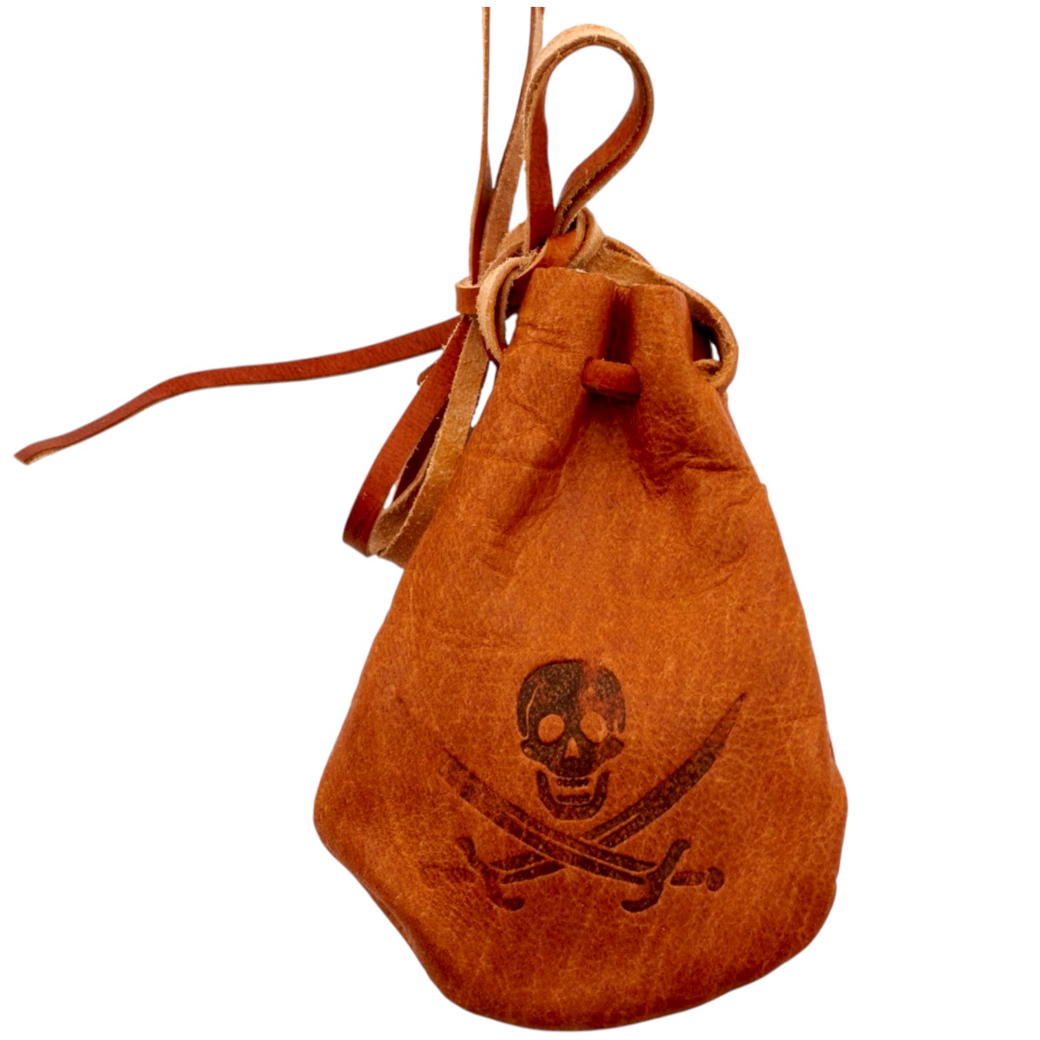 Sac en cuir contenant 8 pièces