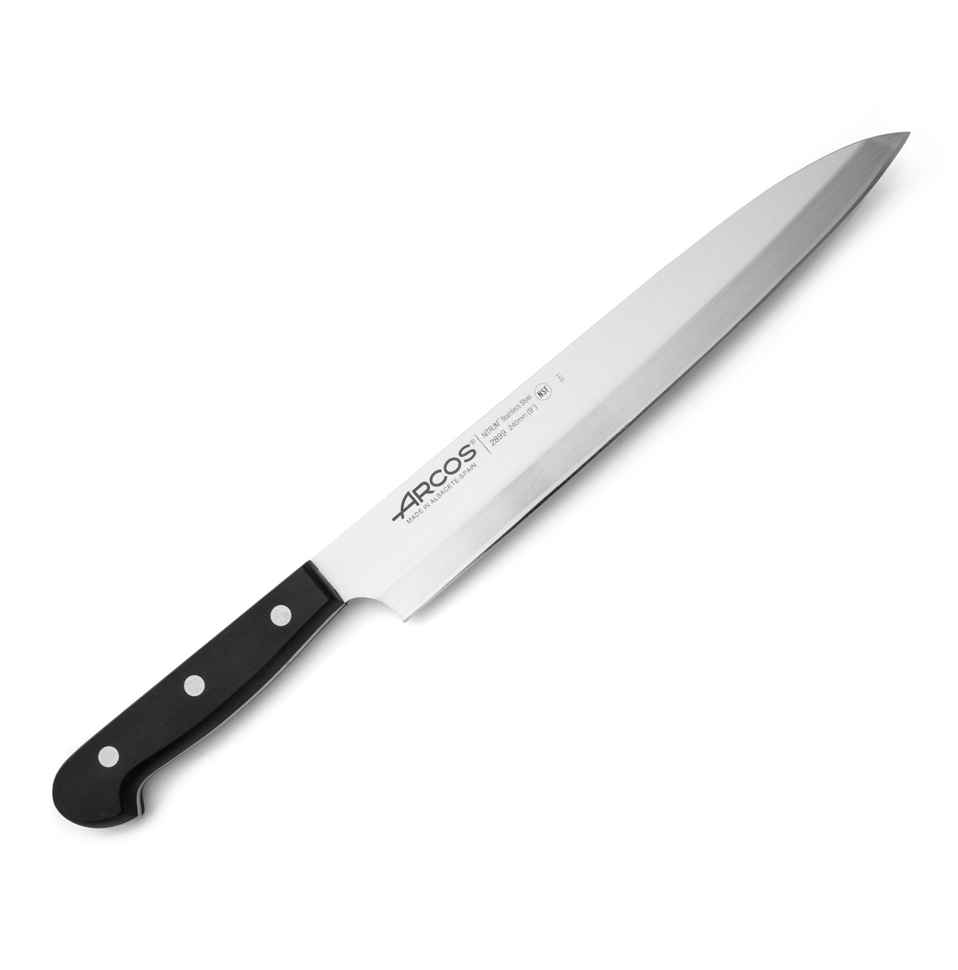 Cuchillo japones Yanagiba Arcos universal con hoja de 24 cm