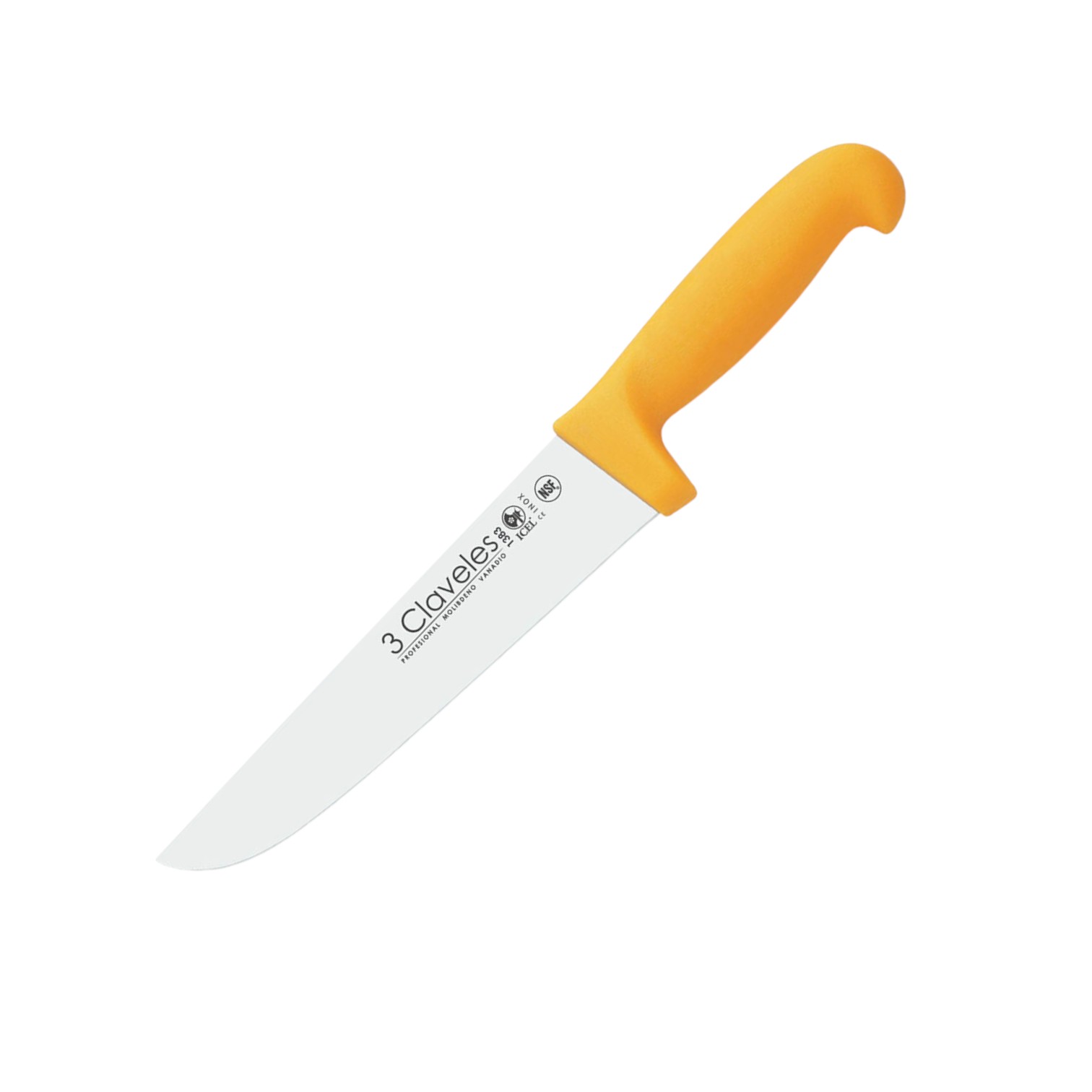 Couteau de boucher 3 Claveles avec lame de 18 cm et manche en pol...