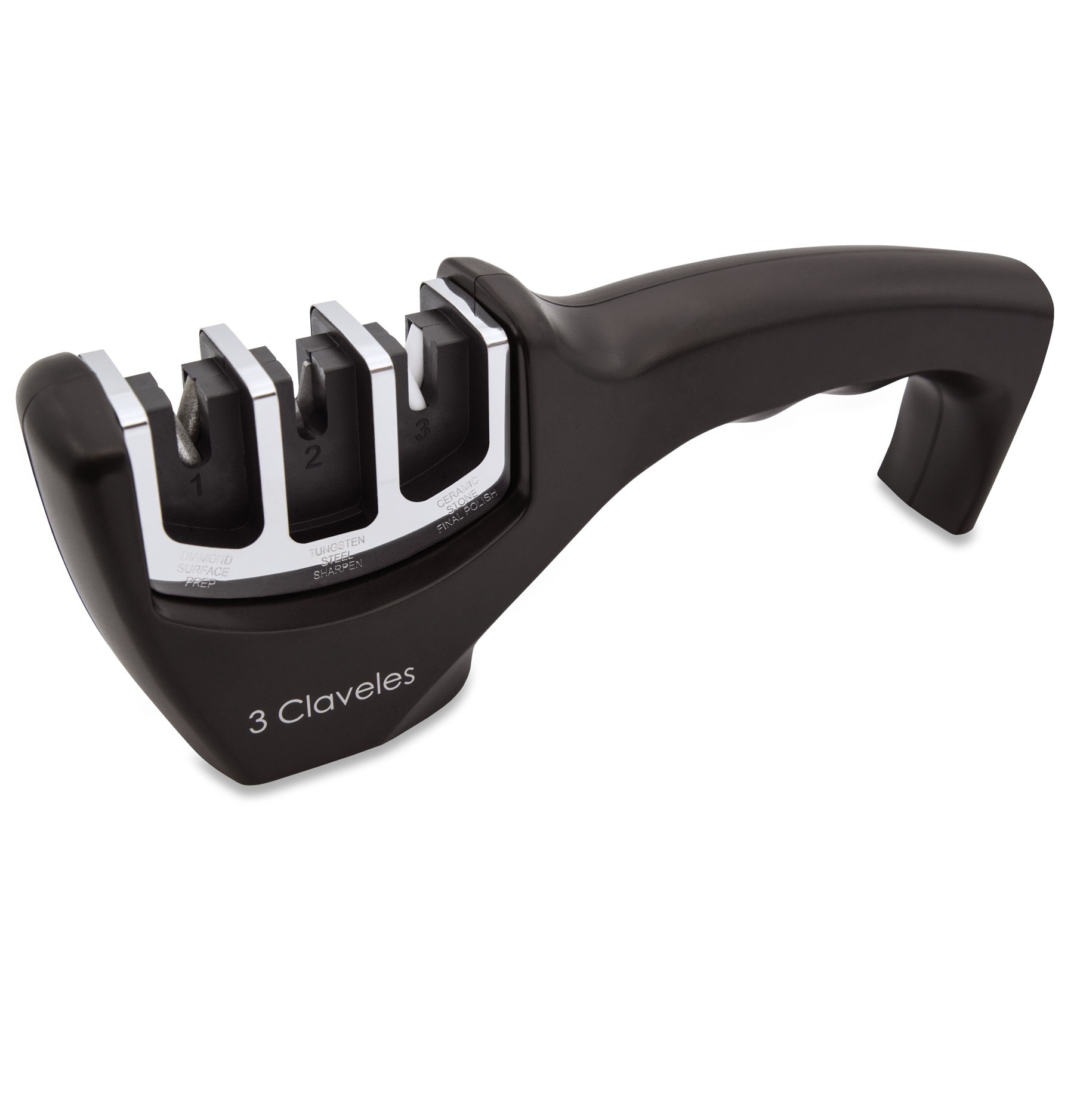 Afilador de cuchillos diamante, carburo de tungsteno y cerámica 3...